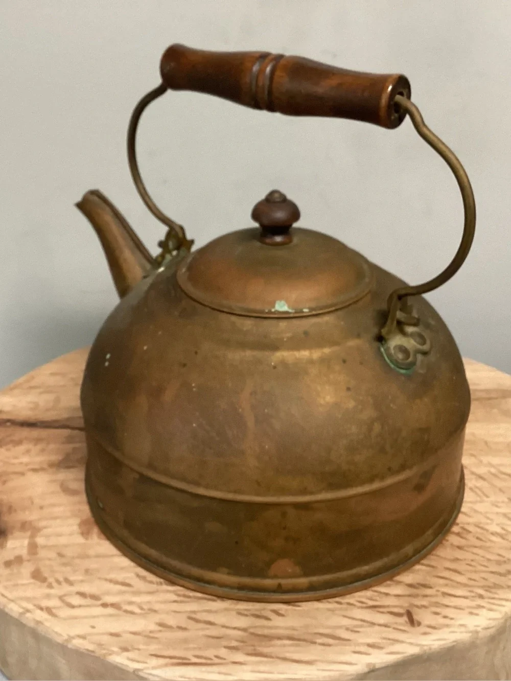 🟠 Vintage - Paul Revere Copper Crafted Tea Pot - Tea Kettle - Rome NY - Unique